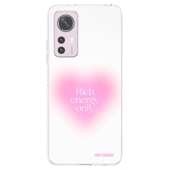 Picasee Xiaomi 12 Hülle - Transparentes Silikon - Rich Energy