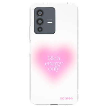 Picasee Vivo V23 5G Hülle - Transparentes Silikon - Rich Energy