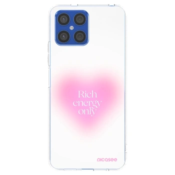 Picasee Honor X8 4G Hülle - Transparentes Silikon - Rich Energy