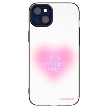 Picasee Apple iPhone 14 Plus Hülle - Schwarzes Silikon - Rich Energy