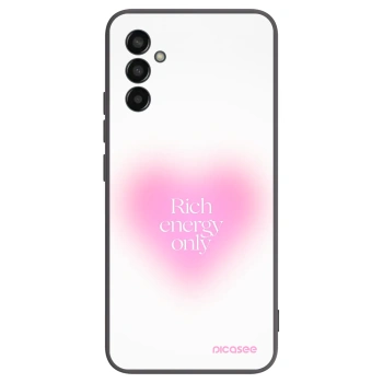 Picasee Samsung Galaxy M13 M135F Hülle - Schwarzes Silikon - Rich Energy