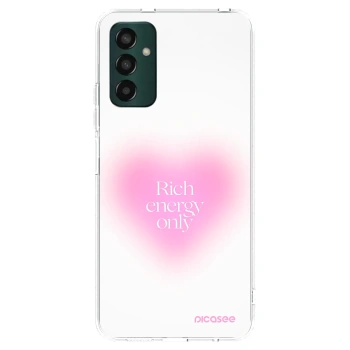Picasee Samsung Galaxy M13 M135F Hülle - Transparentes Silikon - Rich Energy