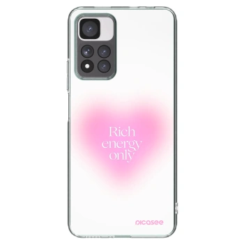 Picasee Xiaomi Redmi Note 11 Pro+ 5G Hülle - Transparentes Silikon - Rich Energy