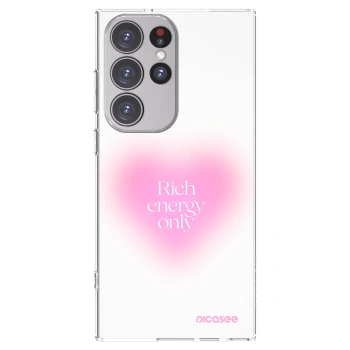 Picasee Samsung Galaxy S23 Ultra 5G Hülle - Transparentes Silikon - Rich Energy