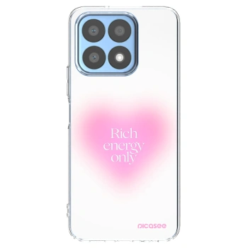 Picasee Honor X8a Hülle - Transparentes Silikon - Rich Energy