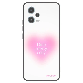Picasee Xiaomi Redmi Note 12 5G Hülle - Schwarzes Silikon - Rich Energy