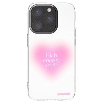 Picasee Apple iPhone 15 Pro Hülle - Transparentes Silikon - Rich Energy