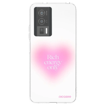 Picasee Xiaomi Poco F5 Pro 5G Hülle - Transparentes Silikon - Rich Energy