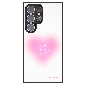 Picasee Samsung Galaxy S24 Ultra S928B 5G Hülle - Schwarzes Silikon - Rich Energy