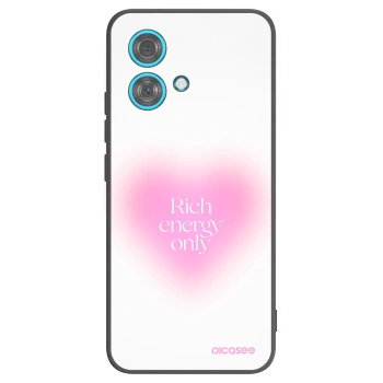 Picasee Motorola Edge 40 Neo Hülle - Schwarzes Silikon - Rich Energy