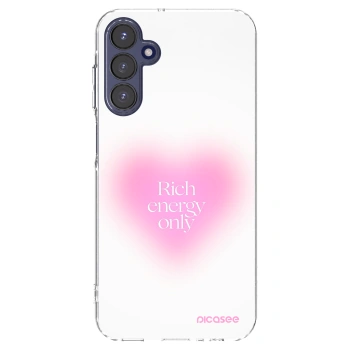 Picasee Samsung Galaxy A15 A155F 4G Hülle - Transparentes Silikon - Rich Energy