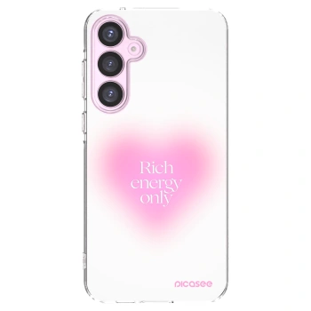 Picasee Samsung Galaxy A55 5G A556B Hülle - Transparentes Silikon - Rich Energy