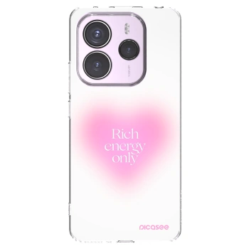 Picasee Xiaomi Redmi Note 14 5G Hülle - Transparentes Silikon - Rich Energy
