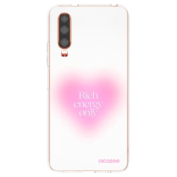 Picasee Huawei P30 Hülle - Transparentes Silikon - Rich Energy