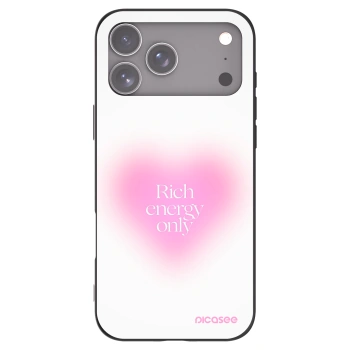 Picasee Apple iPhone 17 Pro Max Hülle - Schwarzes Silikon - Rich Energy