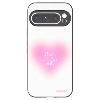 Picasee Google Pixel 9 Pro XL Hülle - Schwarzes Silikon - Rich Energy