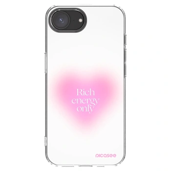 Picasee Apple iPhone 17e Hülle - Transparentes Silikon - Rich Energy