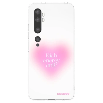 Picasee Xiaomi Mi Note 10 (Pro) Hülle - Transparentes Silikon - Rich Energy