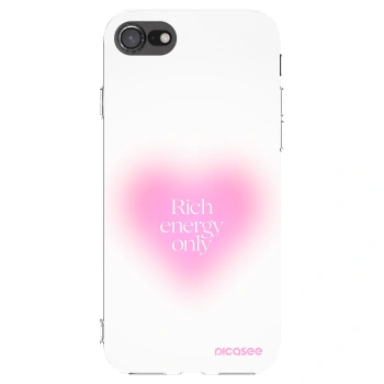 Picasee Apple iPhone SE 2020 Hülle - Transparentes Silikon - Rich Energy