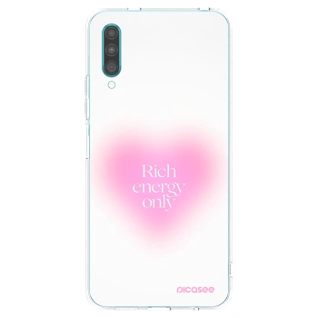 Picasee Samsung Galaxy A30s A307F Hülle - Transparentes Silikon - Rich Energy