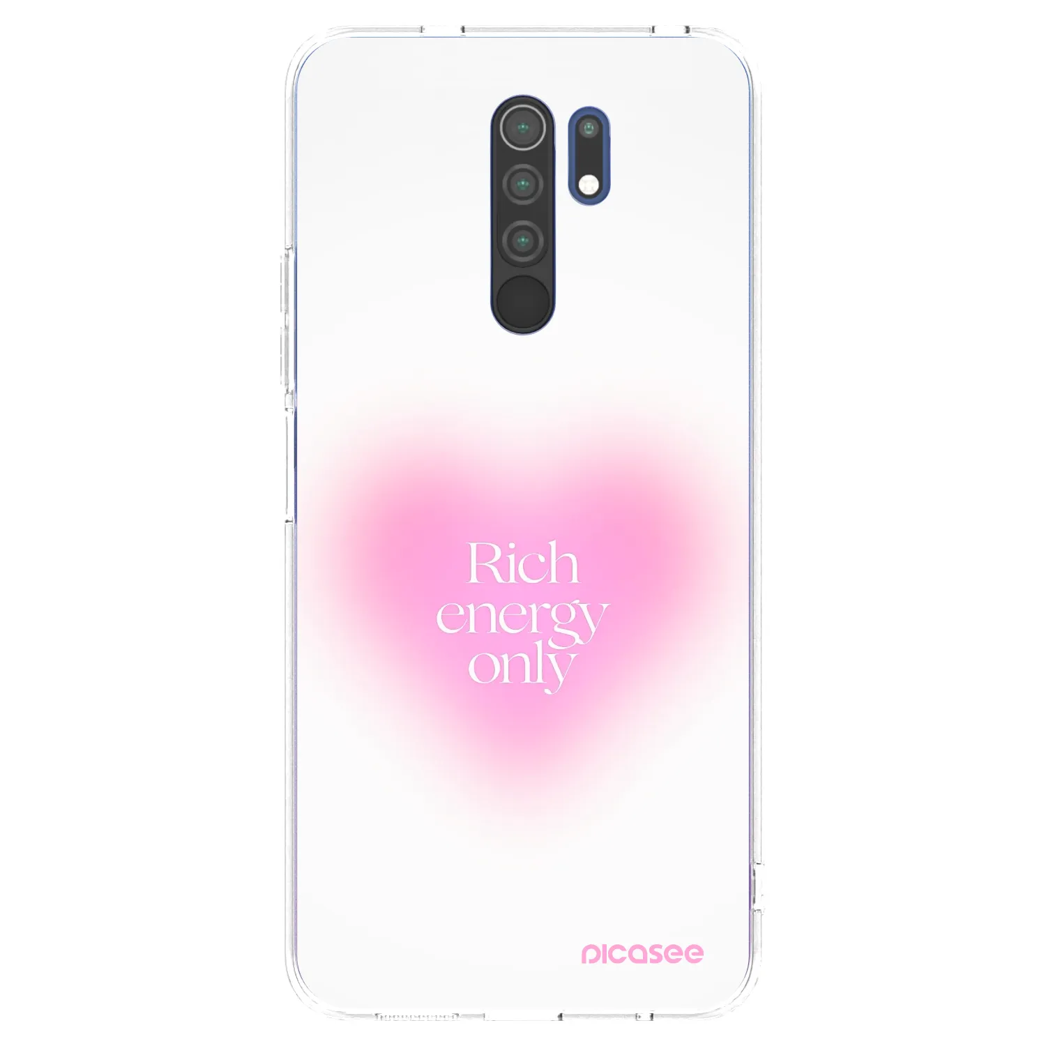 Picasee Xiaomi Redmi 9 Hülle - Transparentes Silikon - Rich Energy