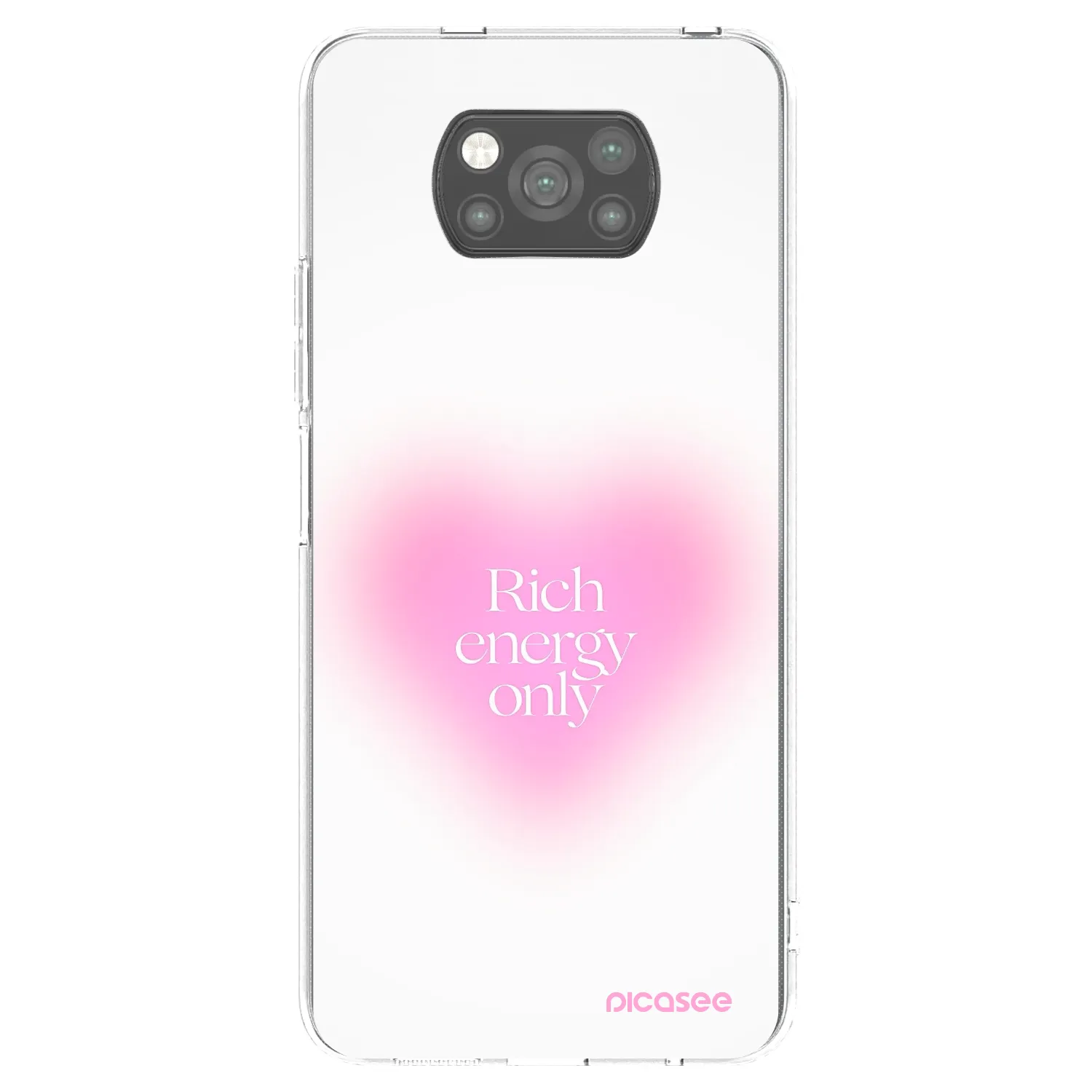 Picasee Xiaomi Poco X3 Hülle - Schwarzes Silikon - Rich Energy
