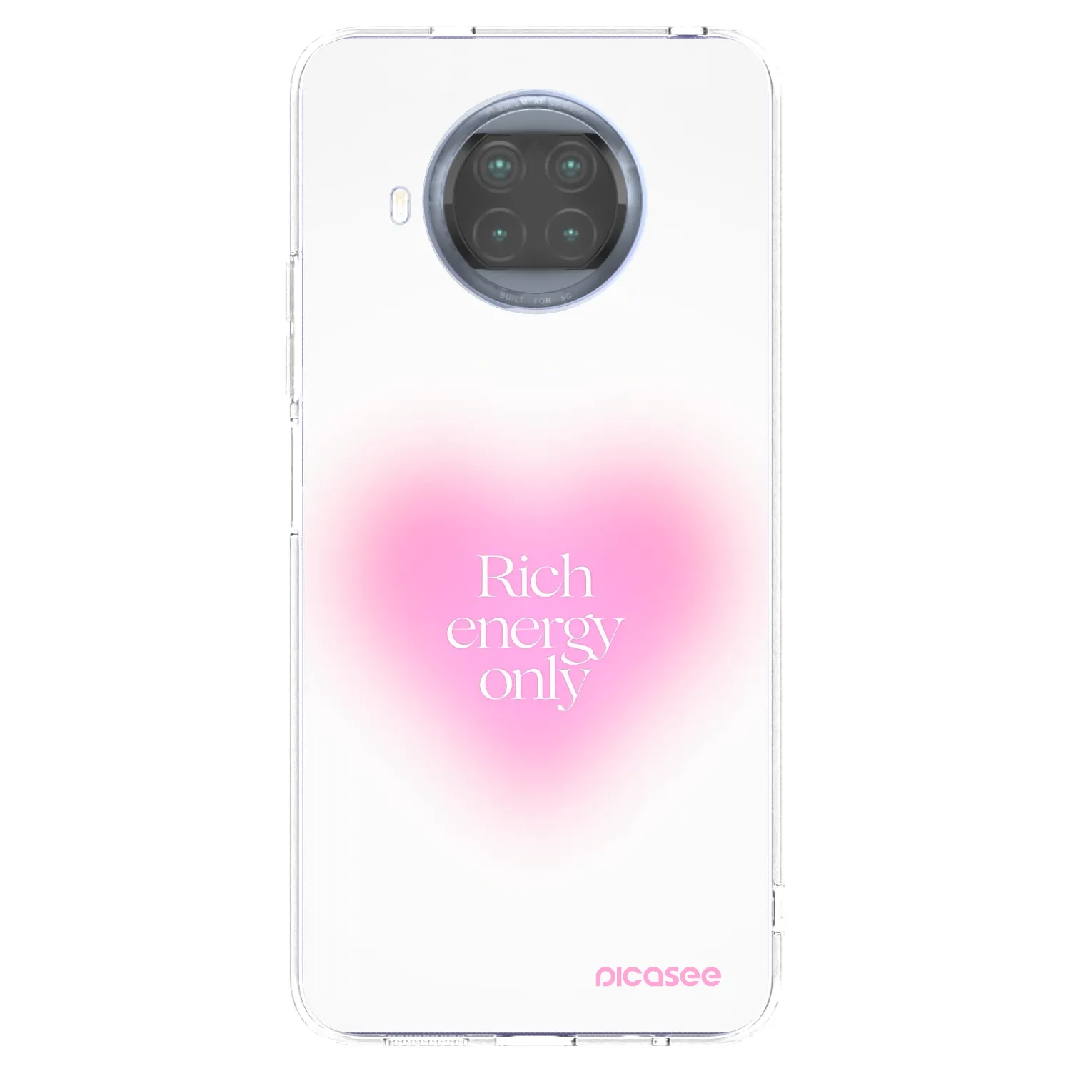 Picasee Xiaomi Mi 10T Lite Hülle - Transparentes Silikon - Rich Energy