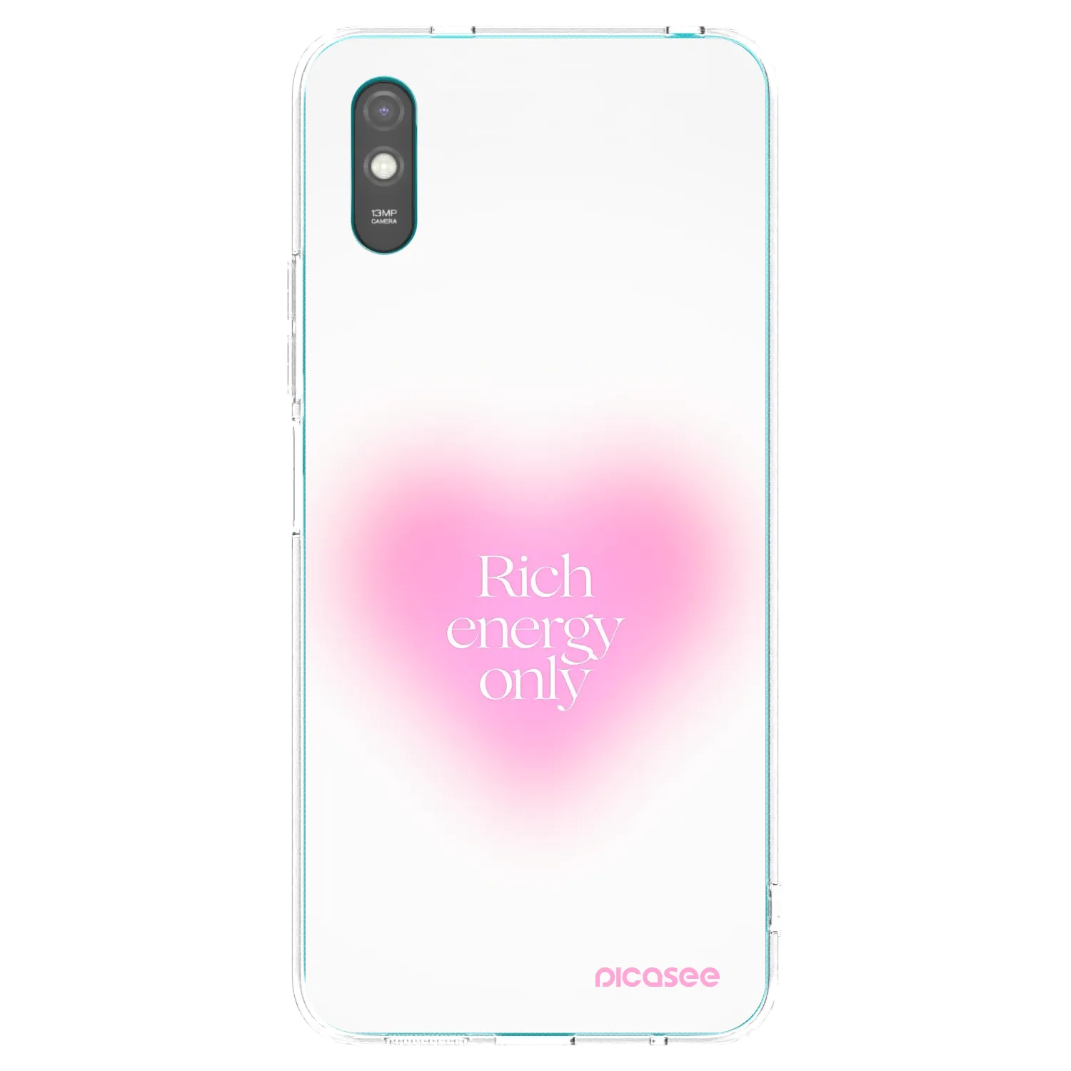 Picasee Xiaomi Redmi 9AT Hülle - Transparentes Silikon - Rich Energy