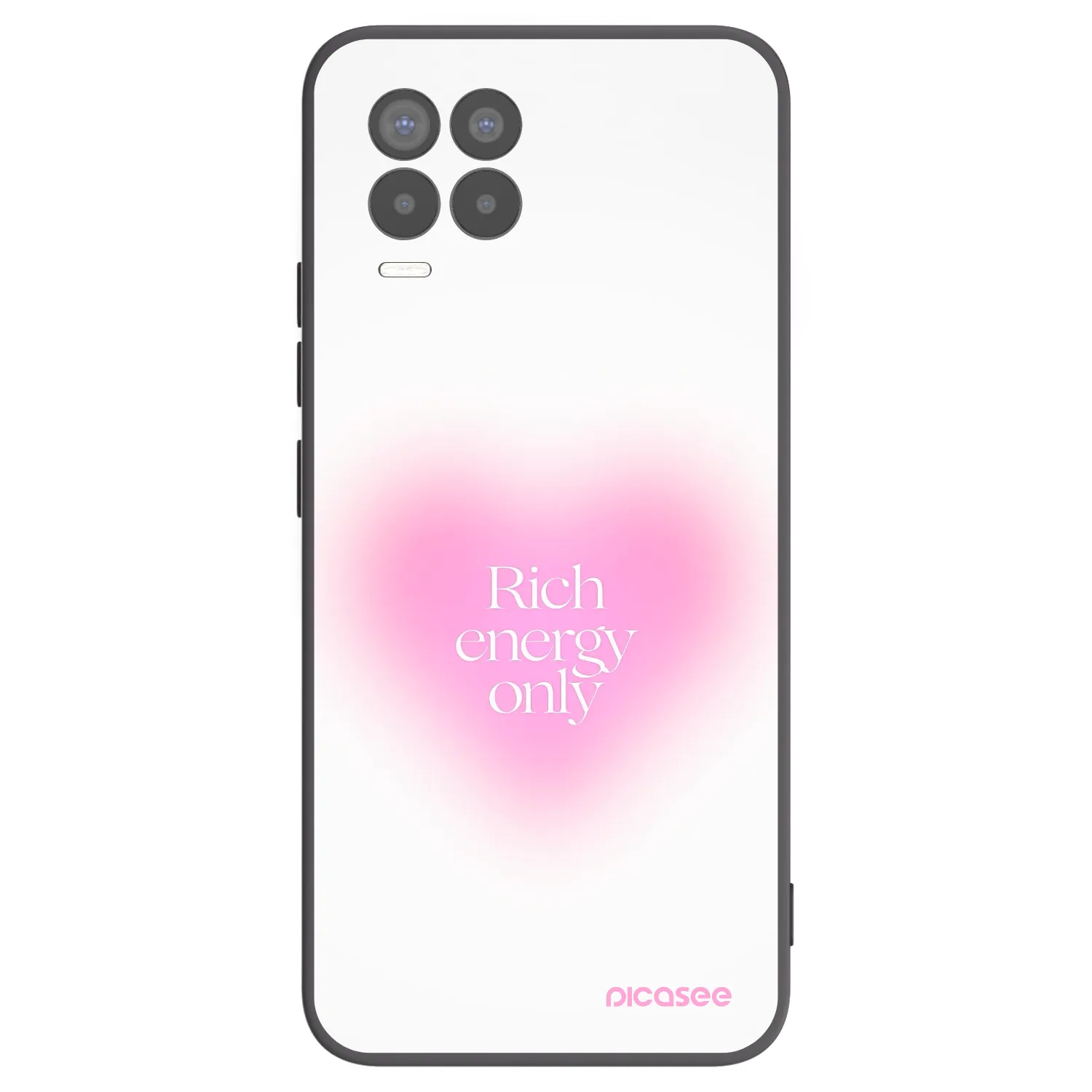 Picasee Realme 8 Pro Hülle - Schwarzes Silikon - Rich Energy