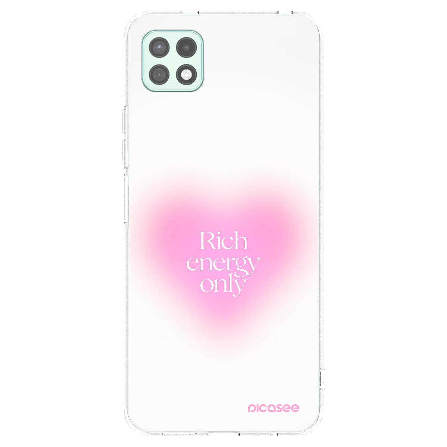 Picasee Samsung Galaxy A22 A226B 5G Hülle - Transparentes Silikon - Rich Energy