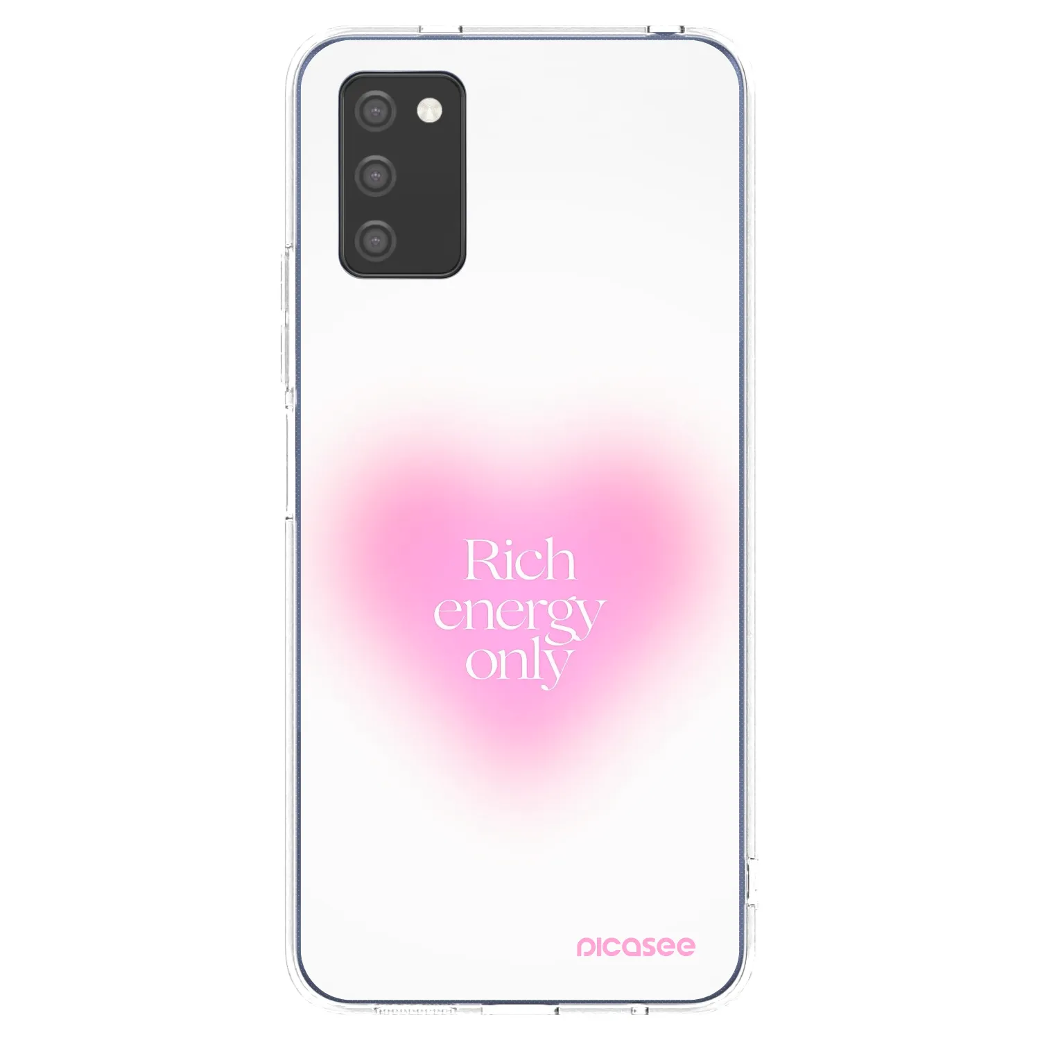 Picasee Samsung Galaxy A02s A025G Hülle - Transparentes Silikon - Rich Energy