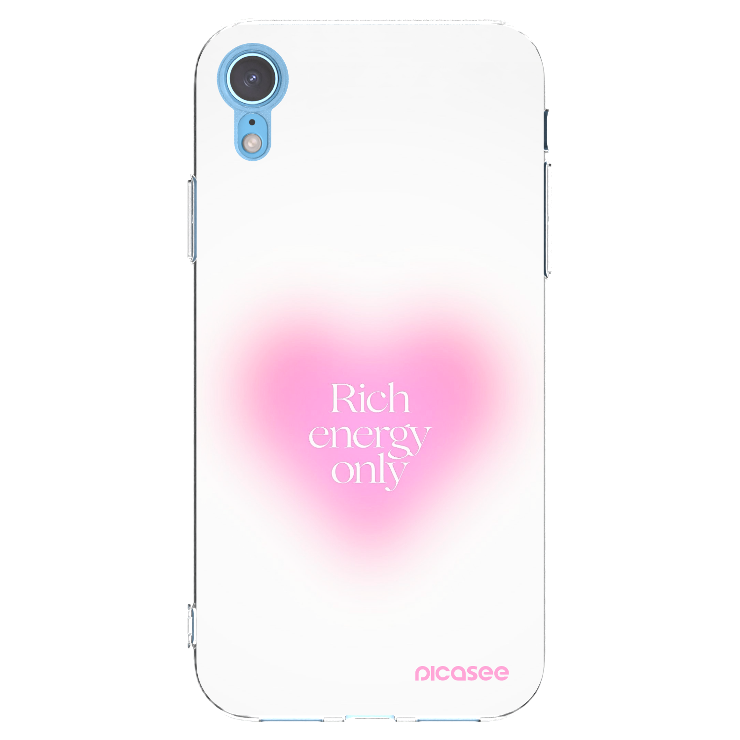 Picasee Apple iPhone XR Hülle - Transparentes Silikon - Rich Energy