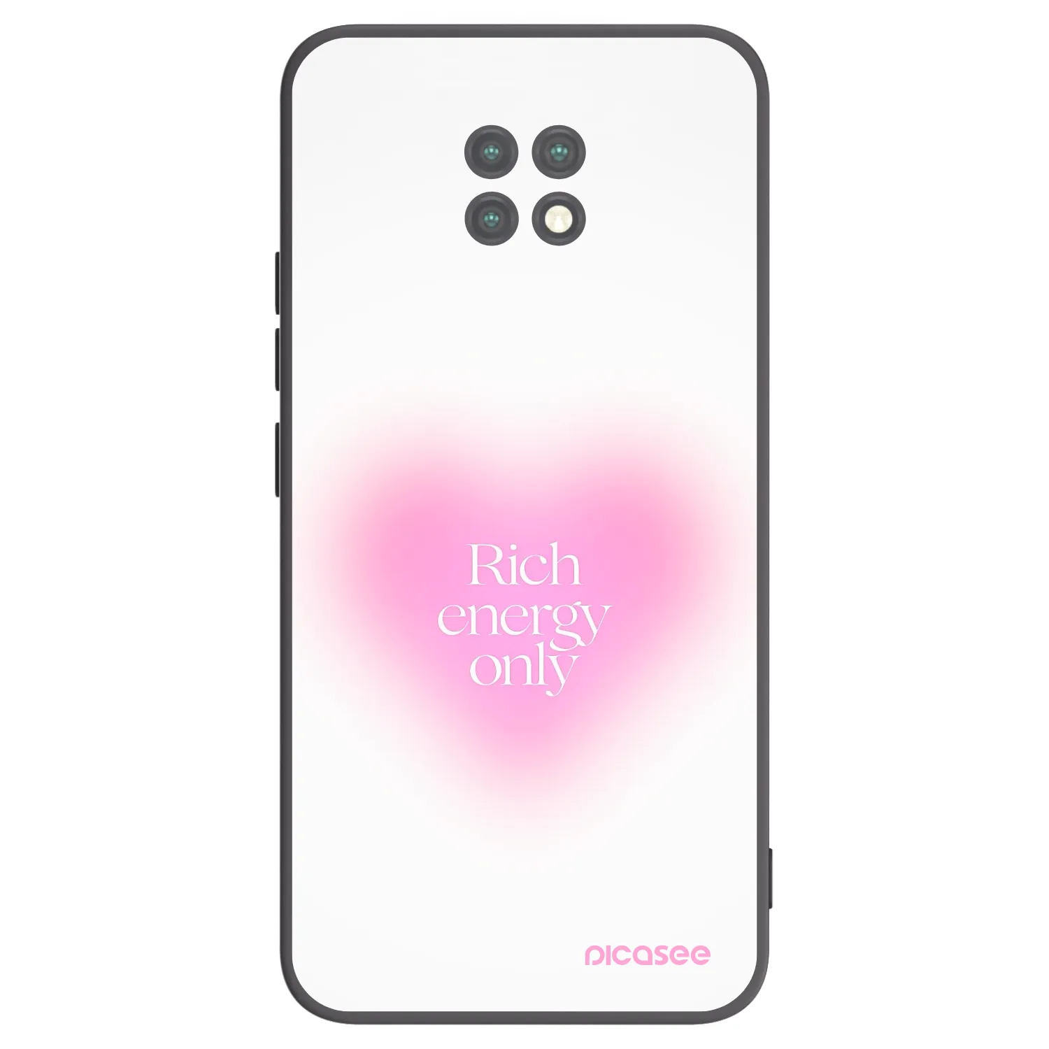Picasee Xiaomi Redmi Note 9T Hülle - Schwarzes Silikon - Rich Energy