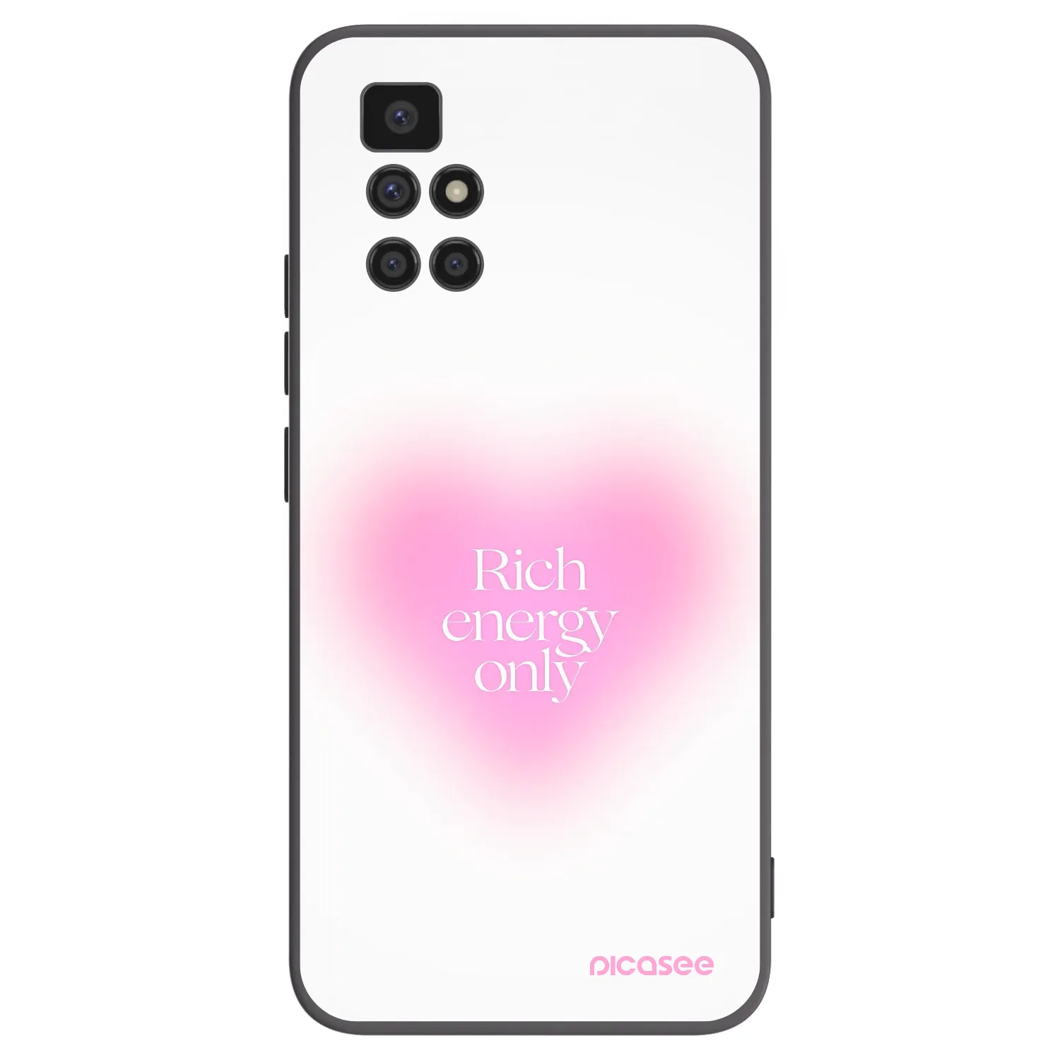 Picasee Xiaomi Redmi 10 Hülle - Schwarzes Silikon - Rich Energy
