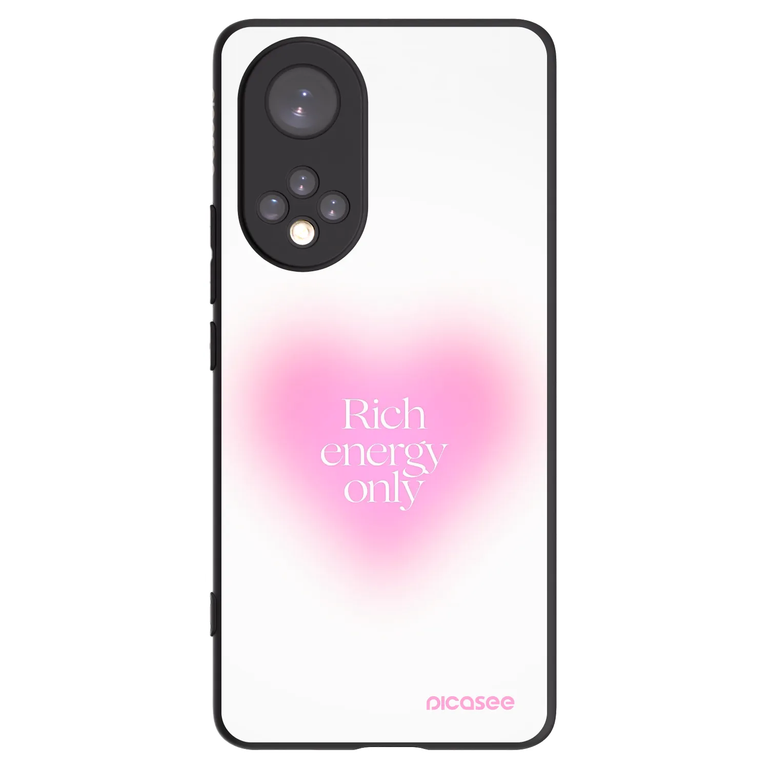 Picasee Huawei Nova 9 Hülle - Schwarzes Silikon - Rich Energy