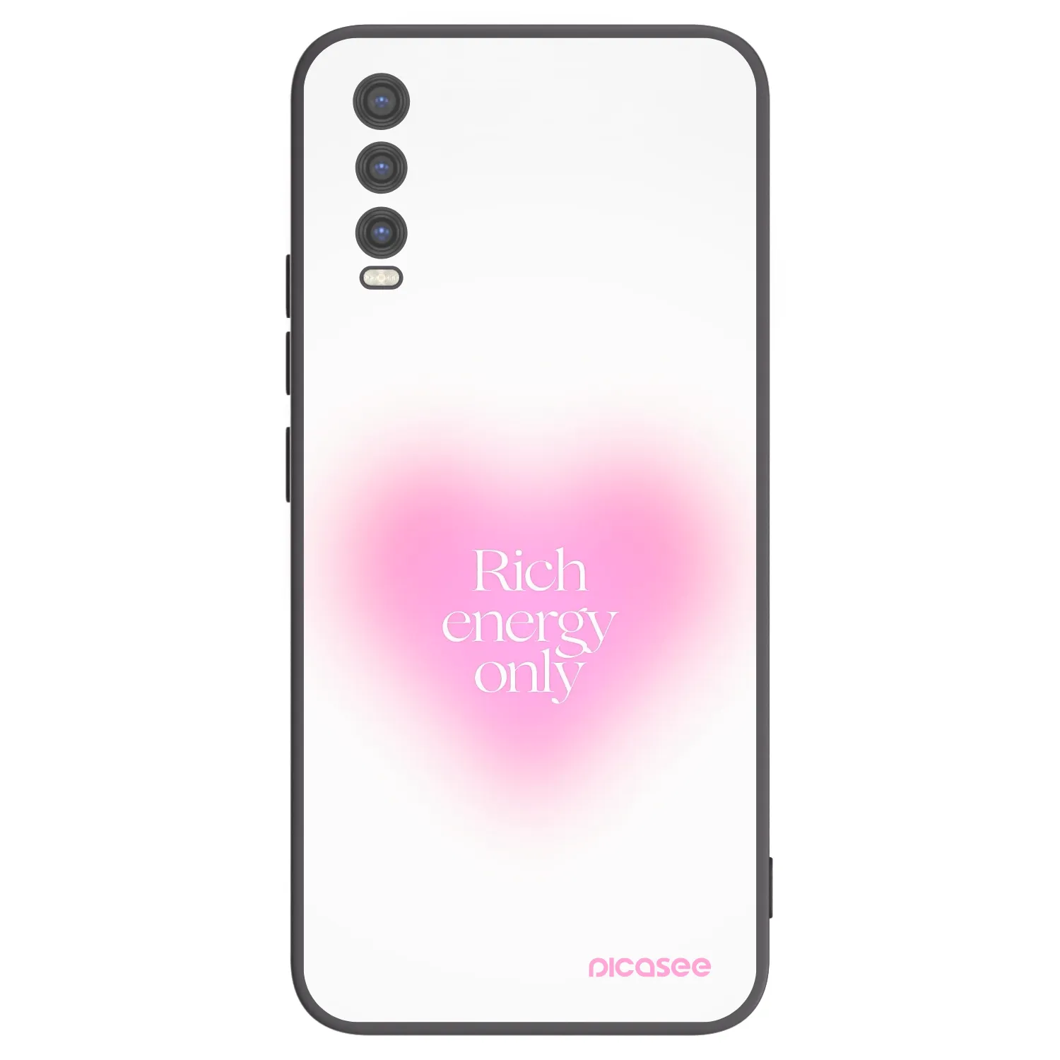 Picasee Vivo Y20s Hülle - Schwarzes Silikon - Rich Energy