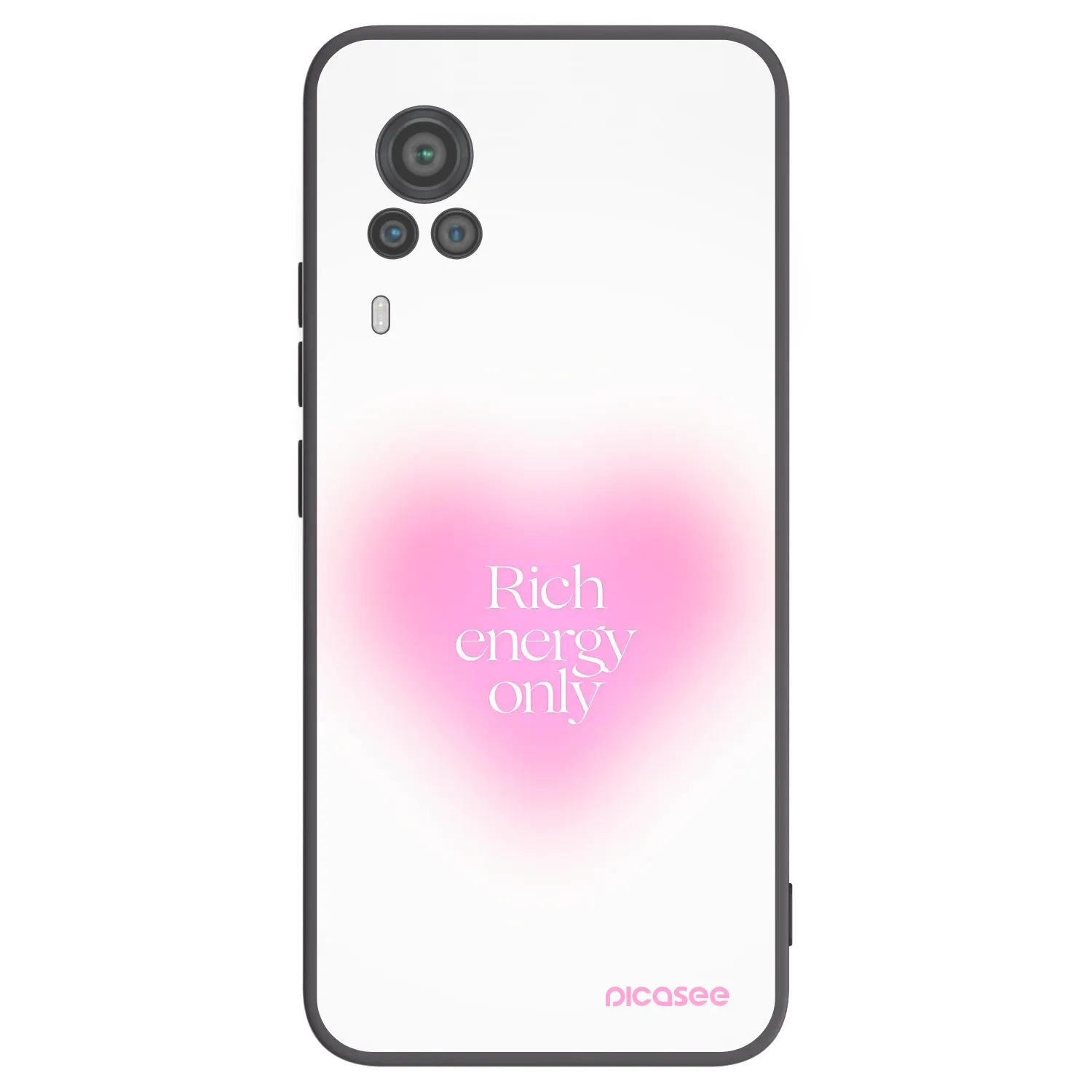 Picasee Vivo X60 Pro 5G Hülle - Schwarzes Silikon - Rich Energy