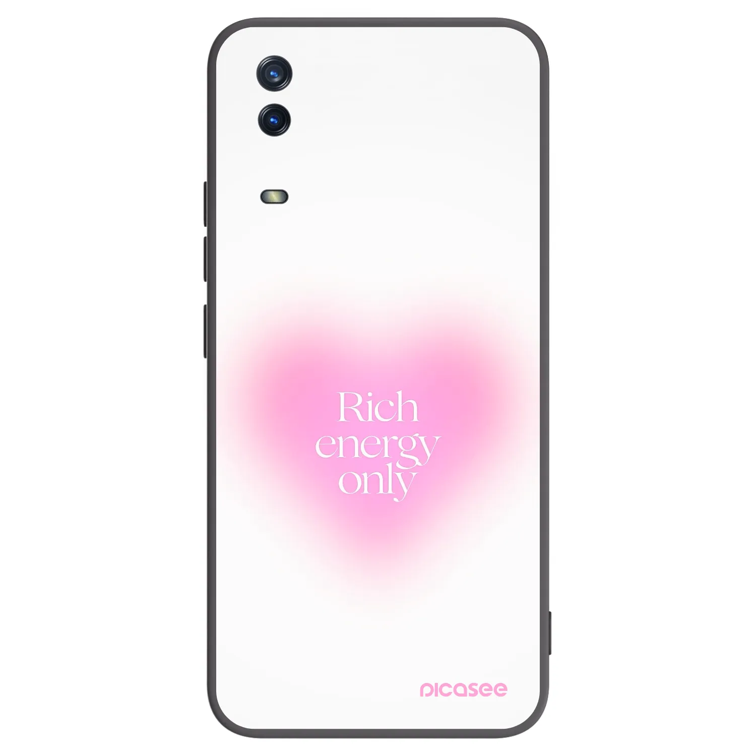 Picasee Vivo Y11s Hülle - Schwarzes Silikon - Rich Energy