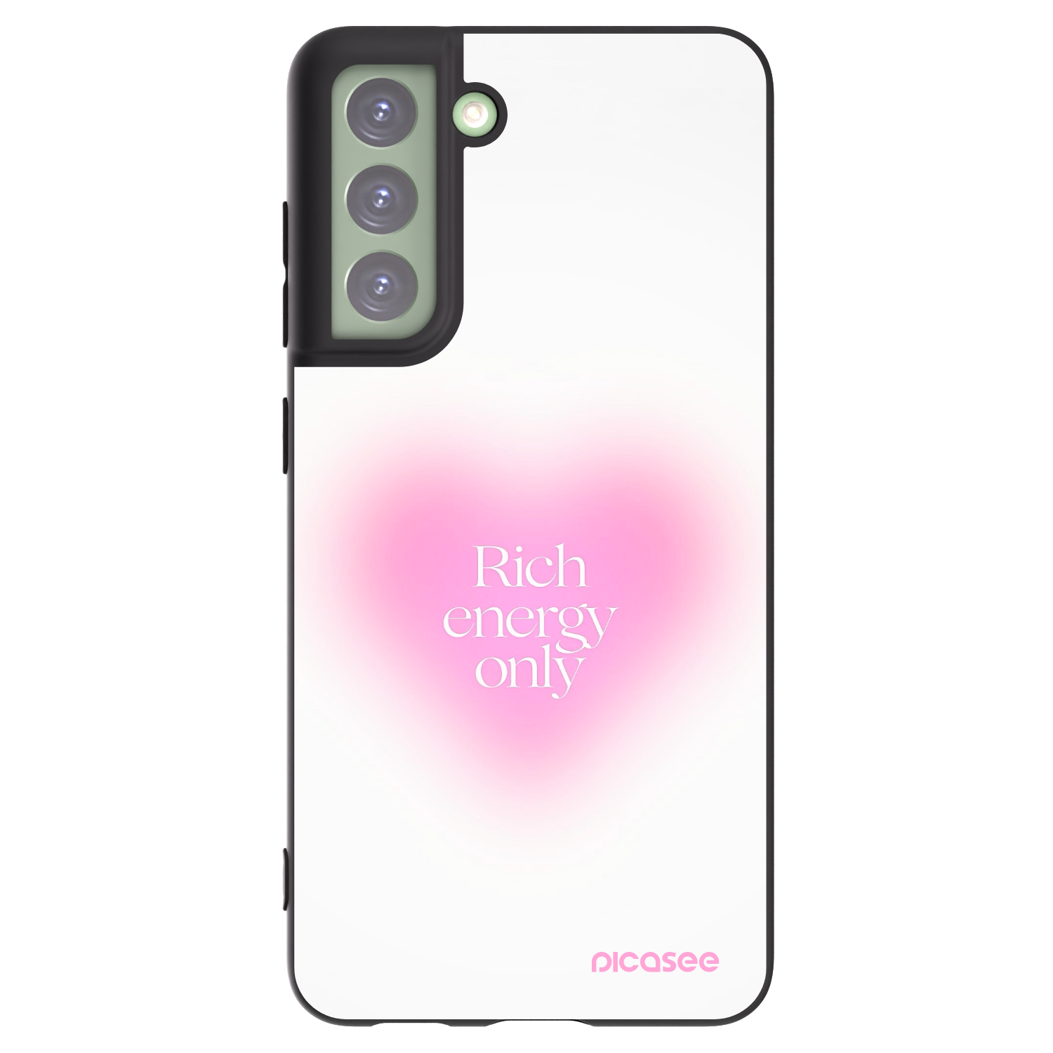 Picasee Samsung Galaxy S21 FE 5G Hülle - Schwarzes Silikon - Rich Energy
