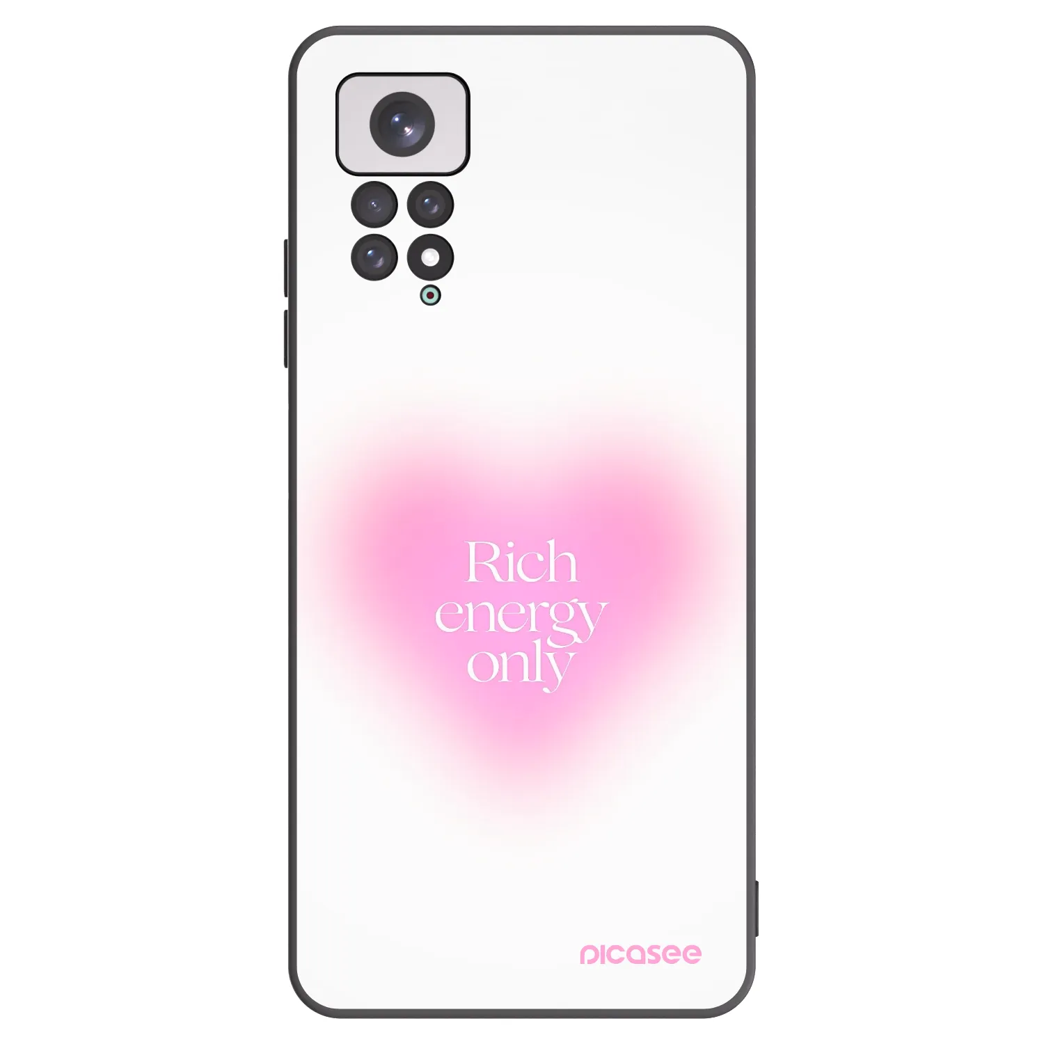 Picasee Xiaomi Redmi Note 11 Hülle - Schwarzes Silikon - Rich Energy
