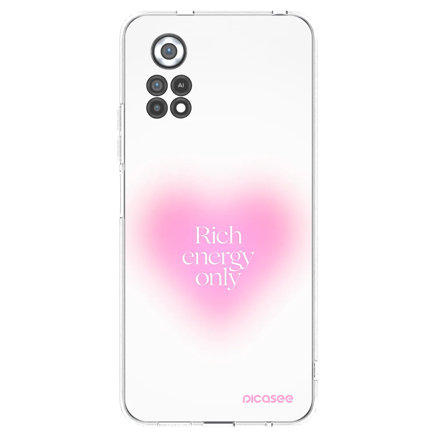 Picasee Xiaomi Poco X4 Pro 5G Hülle - Transparentes Silikon - Rich Energy