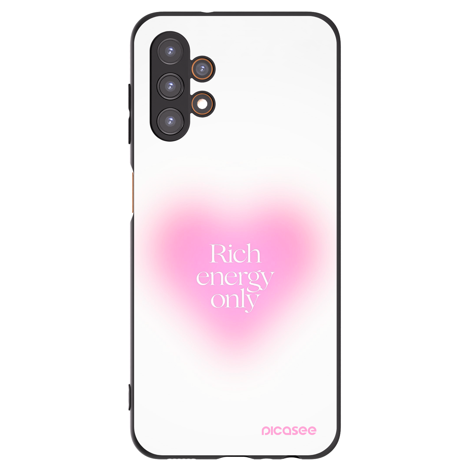 Picasee Samsung Galaxy A13 4G A135 Hülle - Schwarzes Silikon - Rich Energy