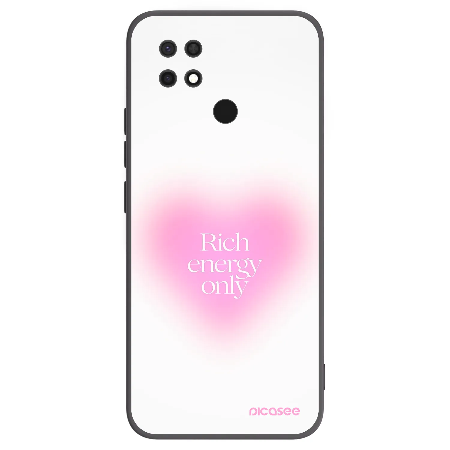 Picasee Xiaomi Redmi 10C Hülle - Schwarzes Silikon - Rich Energy