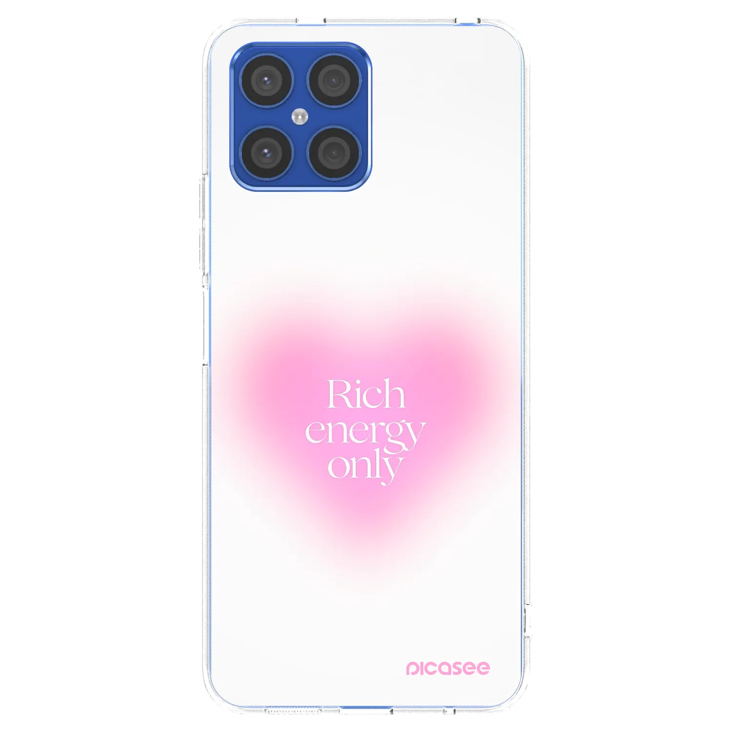 Picasee Honor X8 4G Hülle - Transparentes Silikon - Rich Energy