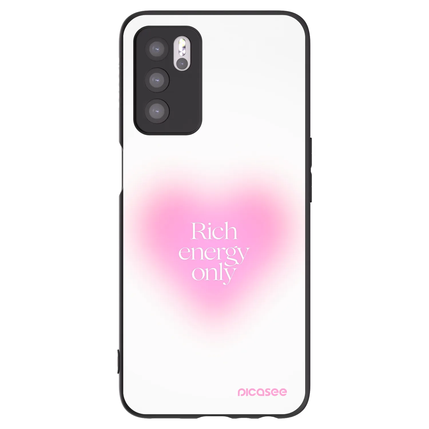 Picasee OPPO A16s Hülle - Schwarzes Silikon - Rich Energy
