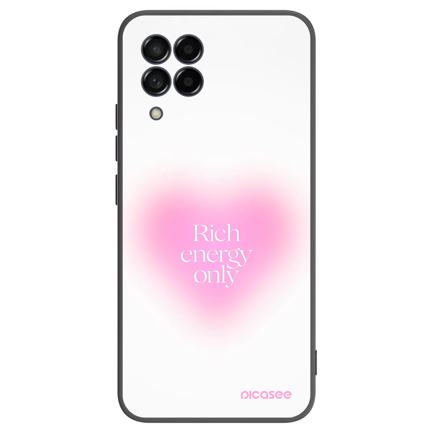 Picasee Samsung Galaxy M53 5G Hülle - Schwarzes Silikon - Rich Energy