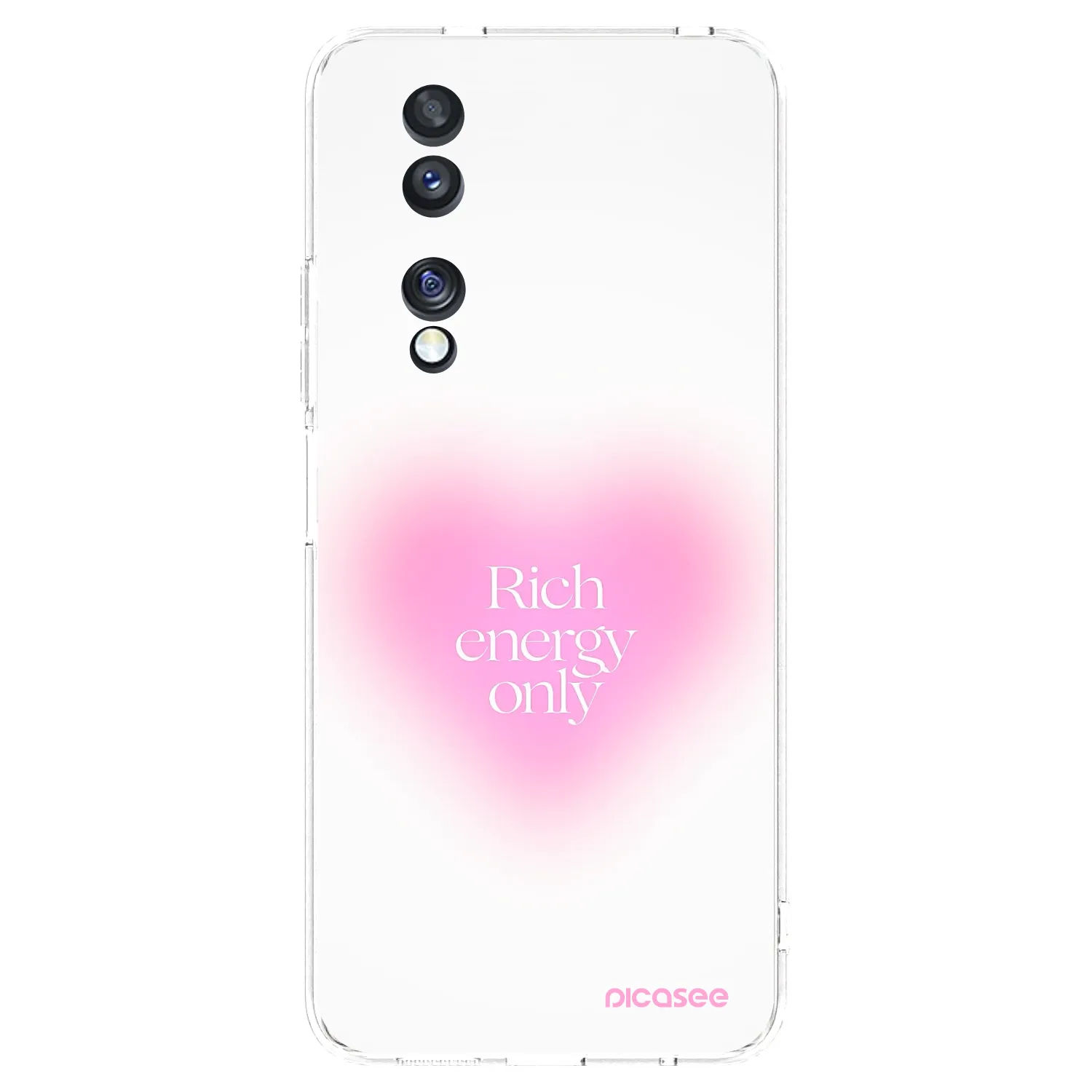Picasee Honor 70 Hülle - Transparentes Silikon - Rich Energy