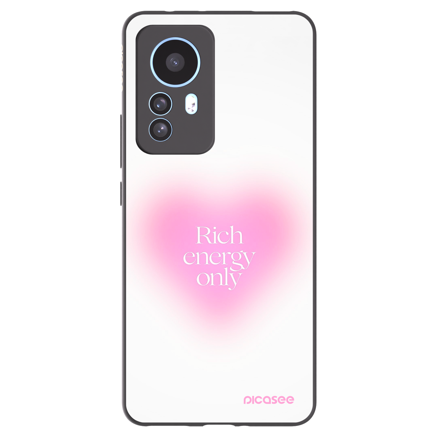 Picasee Xiaomi 12T Pro Hülle - Schwarzes Silikon - Rich Energy