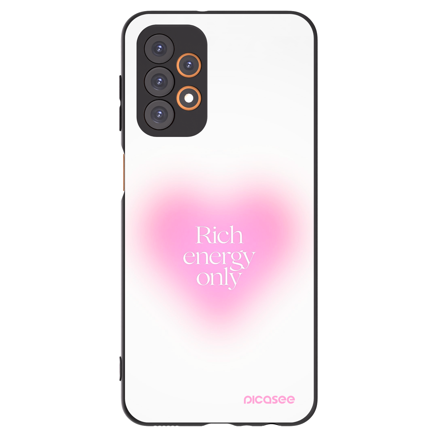 Picasee Samsung Galaxy A23 A235F 4G Hülle - Schwarzes Silikon - Rich Energy