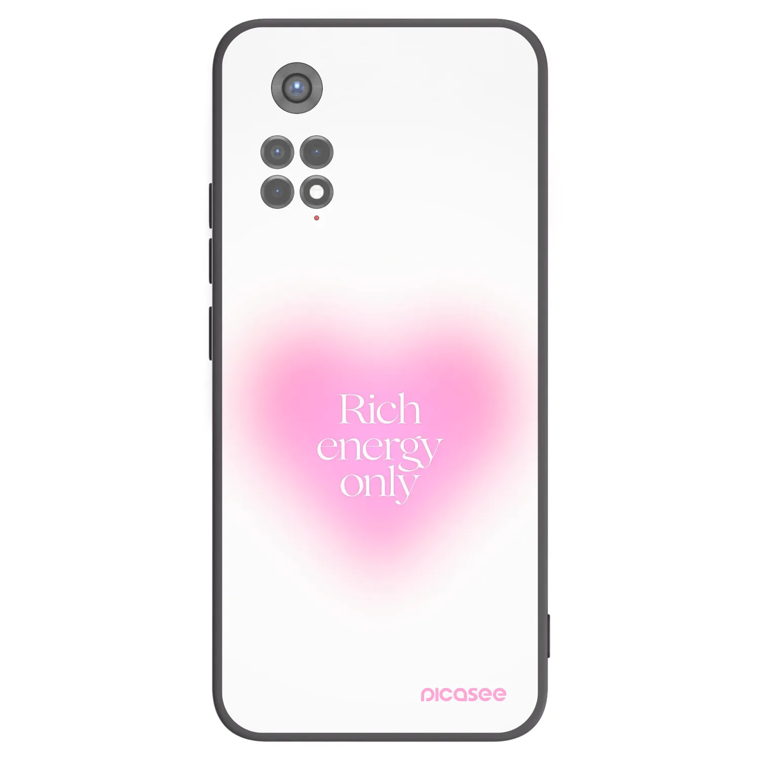 Picasee Xiaomi Redmi Note 11S 5G Hülle - Schwarzes Silikon - Rich Energy